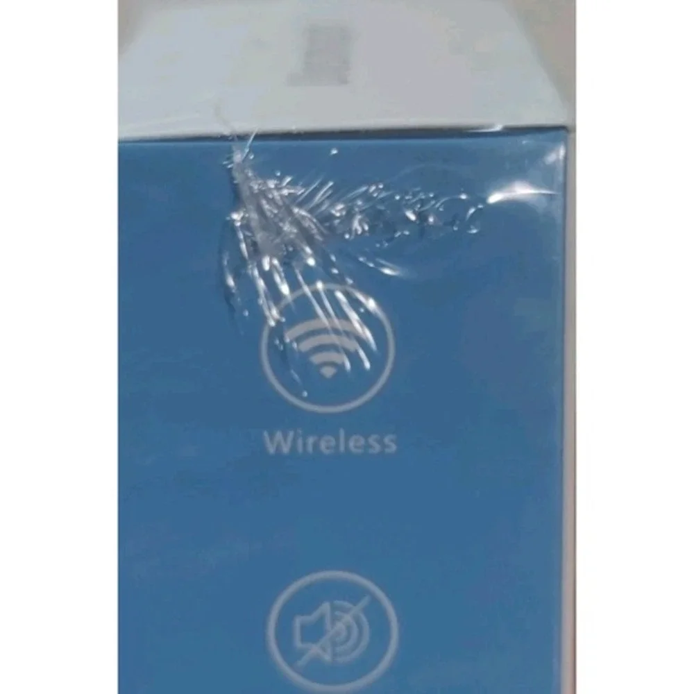 Uiosmuph LED‎ Wireless Silent Mouse- G12 Slim Rechargeable-White wireless